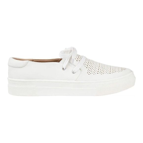 Journee Collection Women's Shantel Sneakerin the Size 9M in White Color - Picture 14 of 16